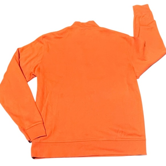 Vineyard Vines Men’s Orange Coral Blue Small 1/4 Zip Pullover Long Sleeve Golf - Picture 7 of 8